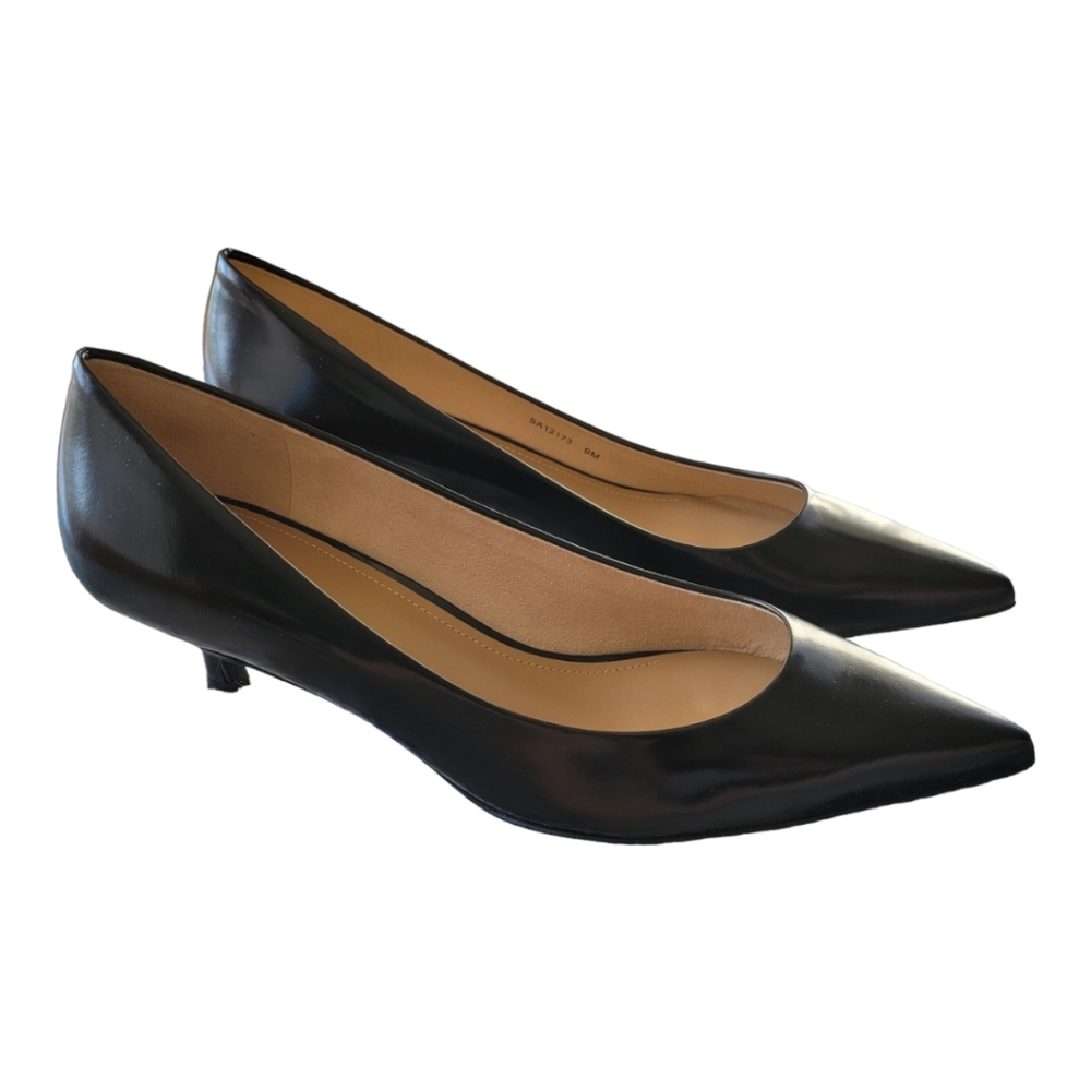 Coach Black Kitten Heels
